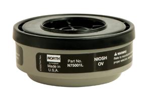 NORTH ORGANIC VAPOR CARTRIDGE 1 PR - North Cartridges and Filters